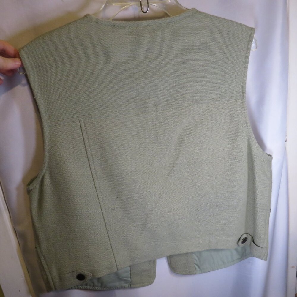 Vintage Susan Bristol Casuals Floral Embroidered Vest 100% cotton - Picture 2 of 9